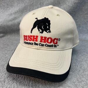 Bush Hog Logo Mens Tan Bush Hog Hat Performance You Can Count On OSFM
